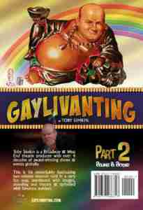 Gaylivanting Part 2, From Broadway to Beijing & Beyond - by Toby Simkin - Book Back