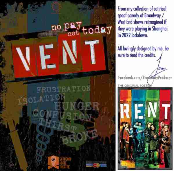 Rent COVID 19 Shanghai 2022 reimagined Poster