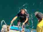 Krabi 2013 Jones scuba dive from boat