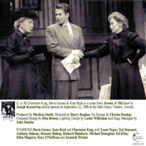 Arsenic and Old Lace starring Kate Reid, Charmion King and Davis Gaines at the Hart House Theatre