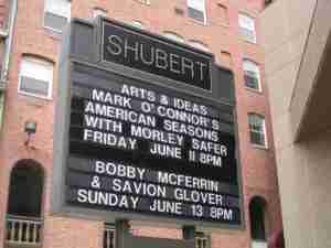 Bobby McFerrin Savion Glover Tour CT New Haven Marquee