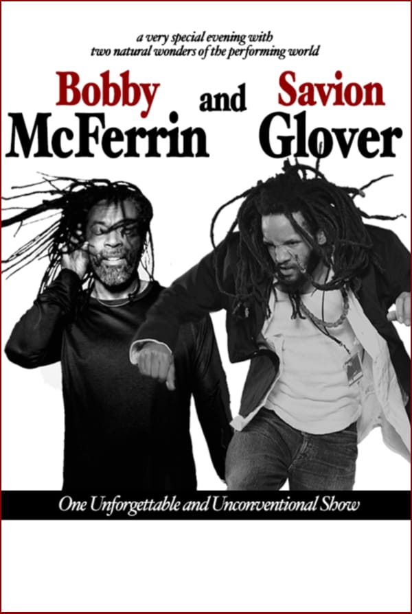 Bobby McFerrin Savion Glover Tour Poster 2