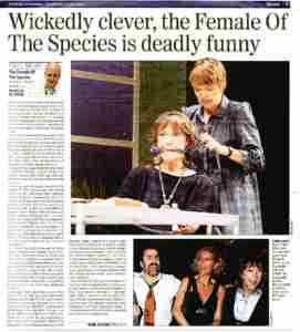 The Female of the Species (London | West End) play by Joanna Murray-Smith at the Vaudeville Theatre STARRING Eileen Atkins
