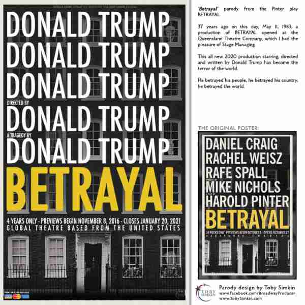 Parody... Betrayal Re imagined Poster