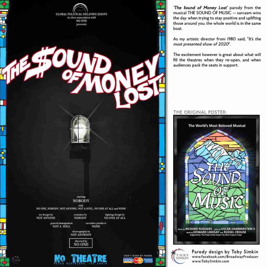 Parody... Sound of Money Lost Re imagined Poster