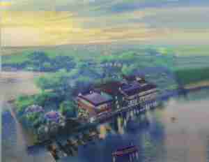 Shanghai Disney Rendering Chinese Lake newer