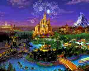 Shanghai Disney Rendering to Castle alternate