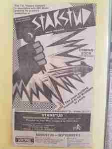 Starstud (1981 TN Theatre Co Brisbane) [Press] ad
