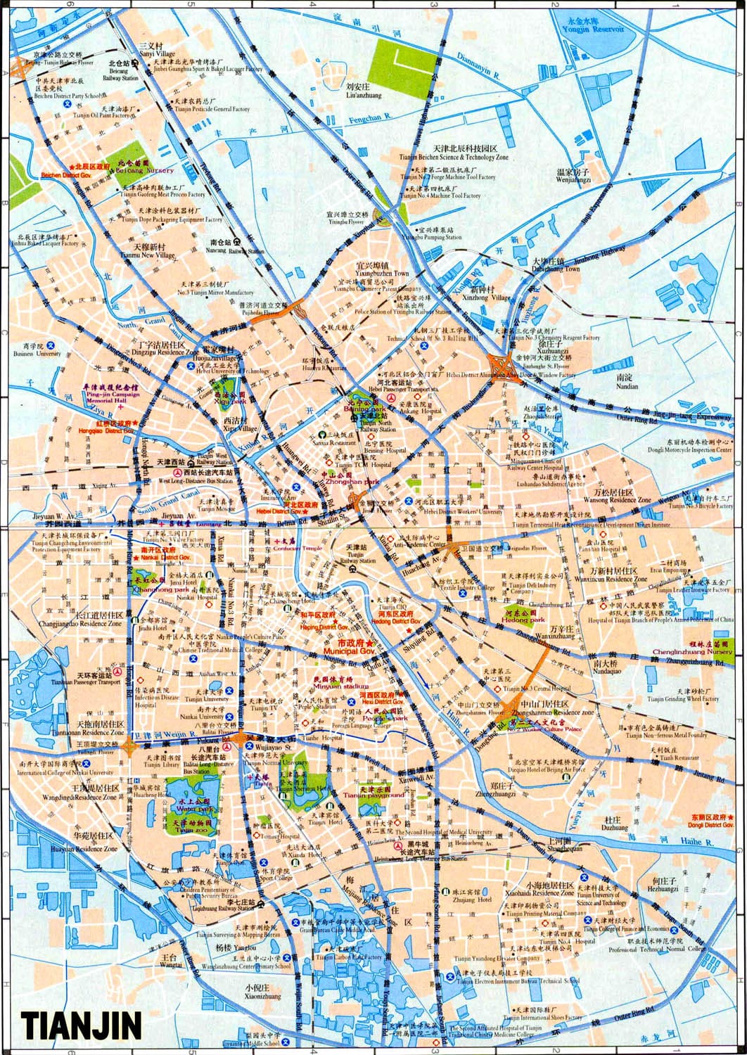 Tianjin Map